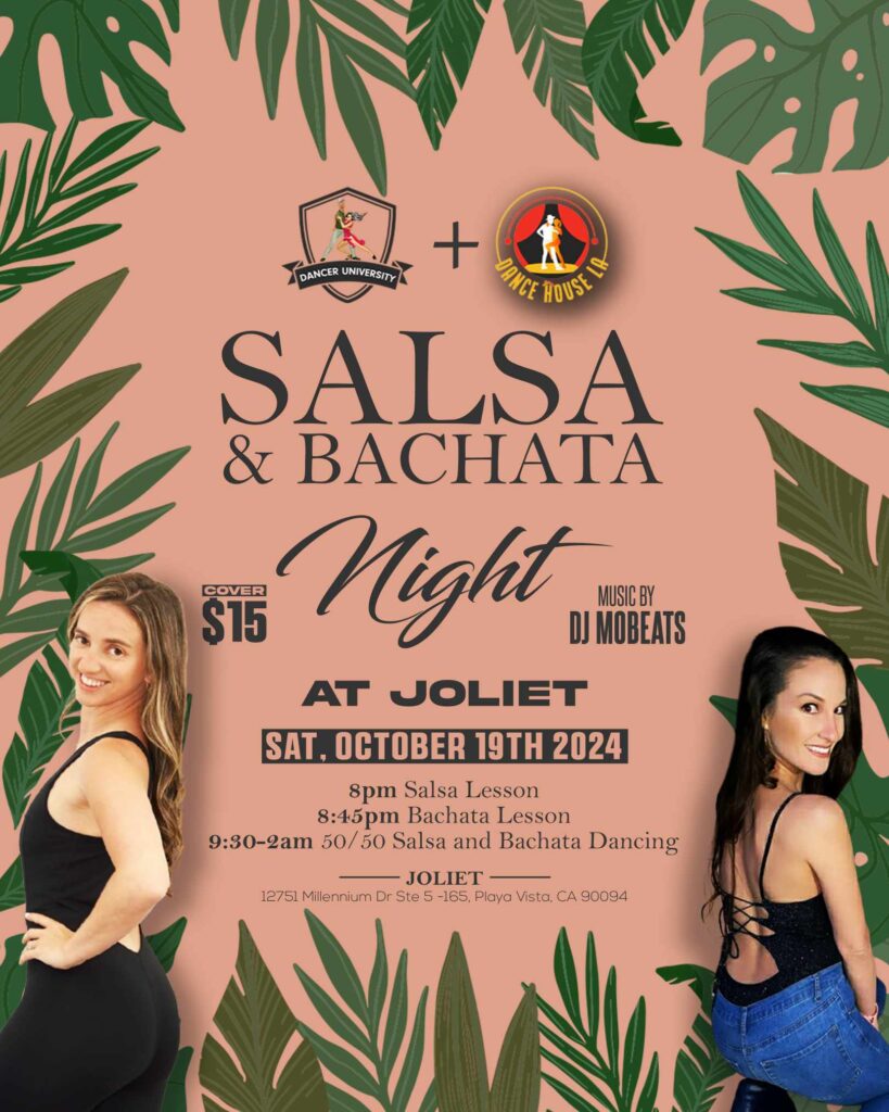 Salsa and Bachata Dancing at Joliet Flyer